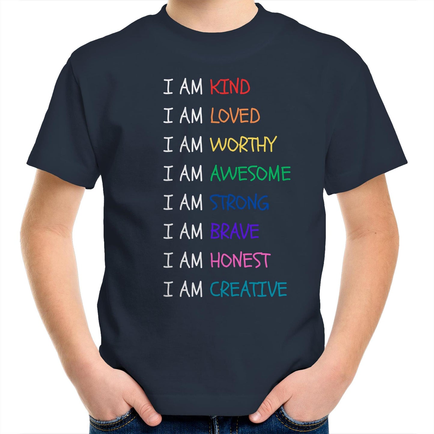"I AM" Kids Empowerment Kids T-Shirt