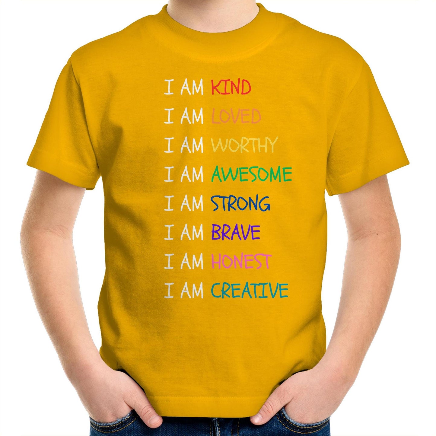"I AM" Kids Empowerment Kids T-Shirt