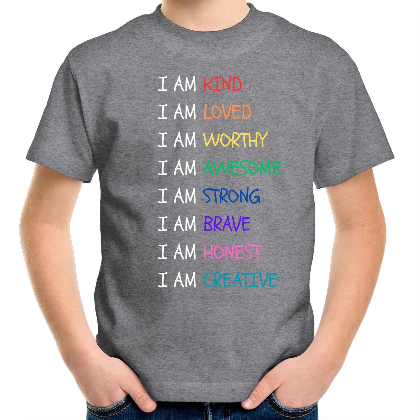 "I AM" Kids Empowerment Kids T-Shirt