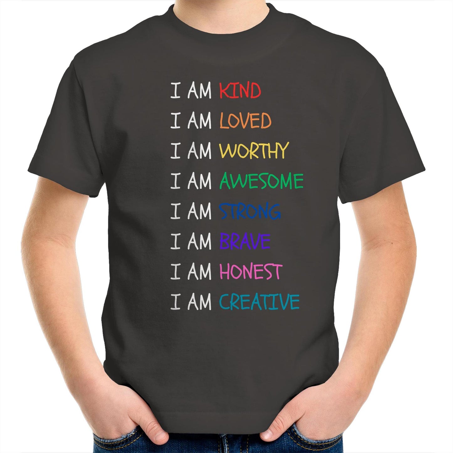 "I AM" Kids Empowerment Kids T-Shirt
