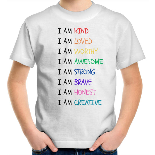 "I AM" Kids Empowerment Kids T-Shirt